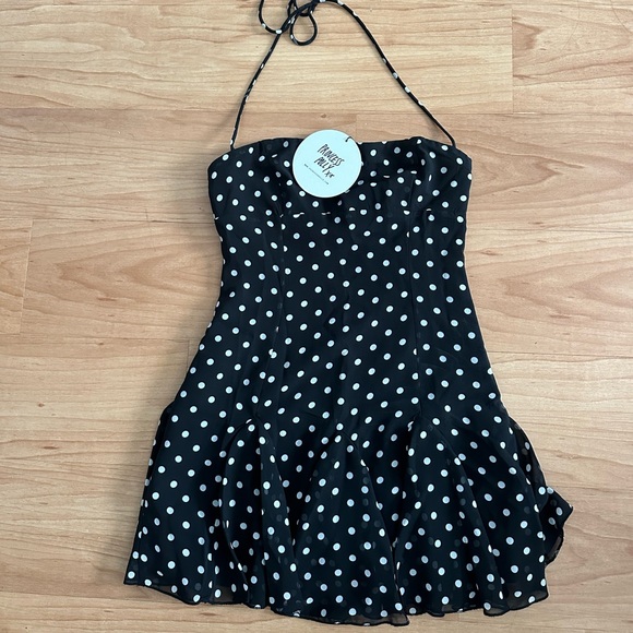 MINI DRESS BLACK and WHITE - Picture 3 of 4